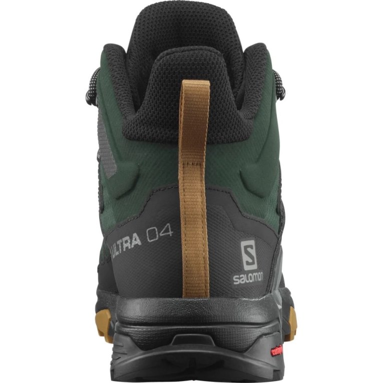 Salomon X Ultra 4 Stredne GTX Turisticka Obuv Panske Zelene Čierne | SK 7FGXMB